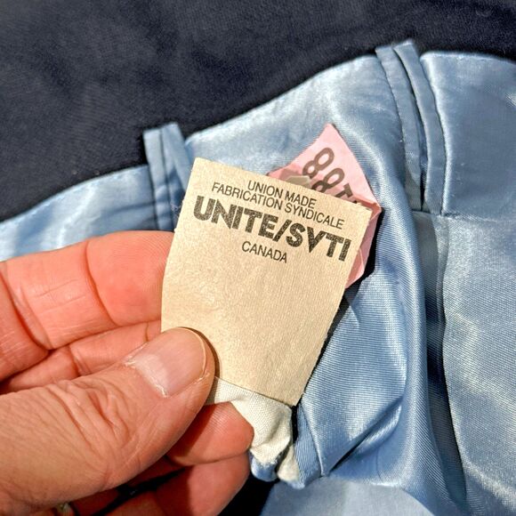 Peter Millar 100% Wool Navy Blue Blazer Made in Canada Men Size 50R 35.5" Sleeve - Picture 14 of 16